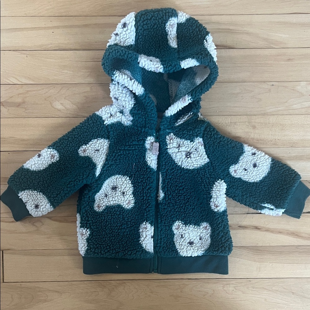 Carter's Green Knit Hoodie